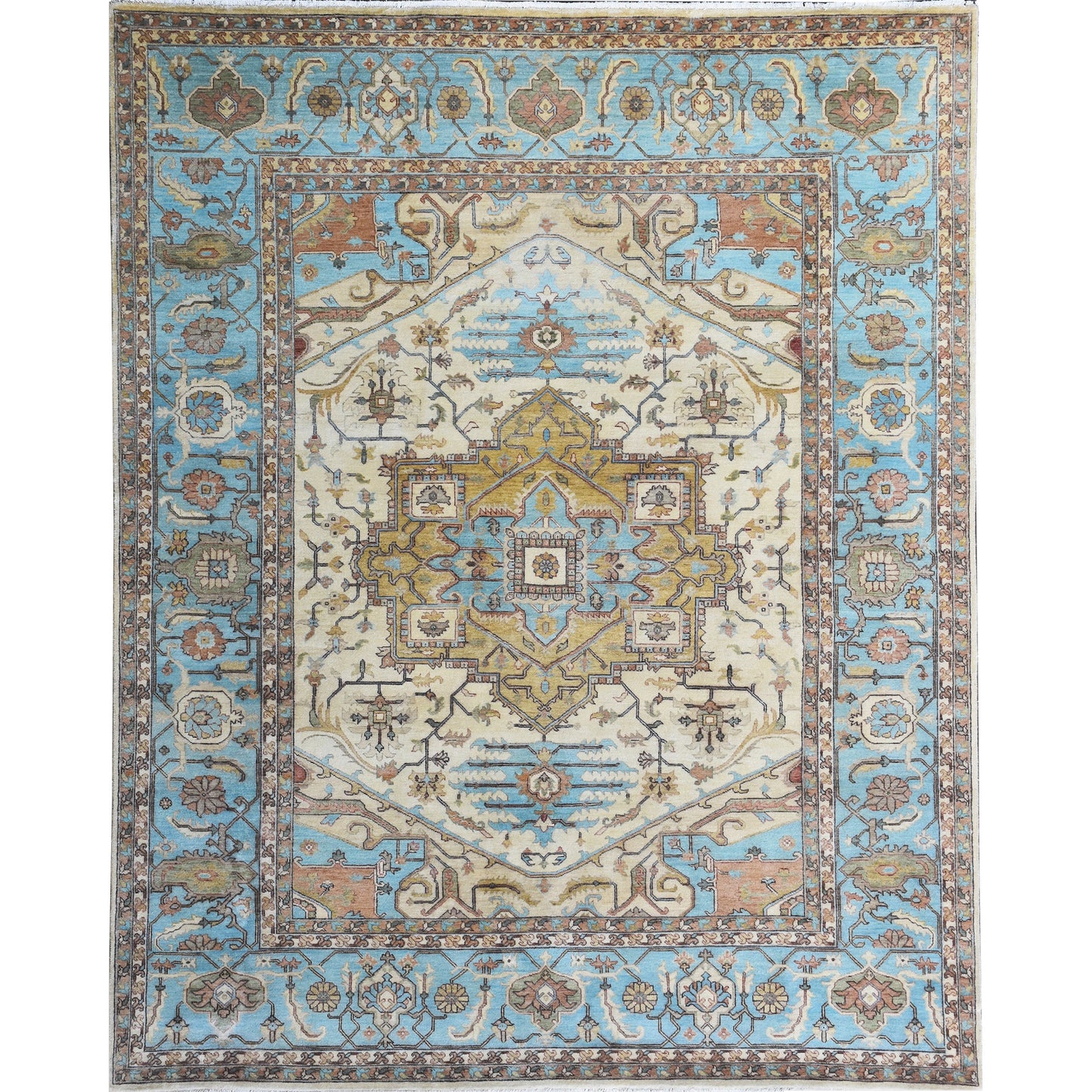 BAKSHAHESH B1044 IVORY / BLUE