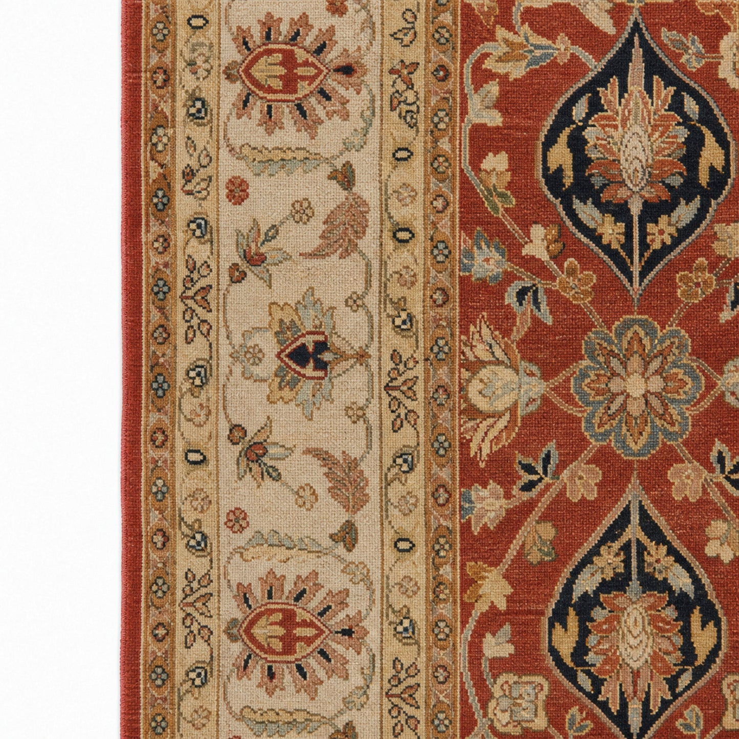 BAKSHAHE B1047 RED / IVORY