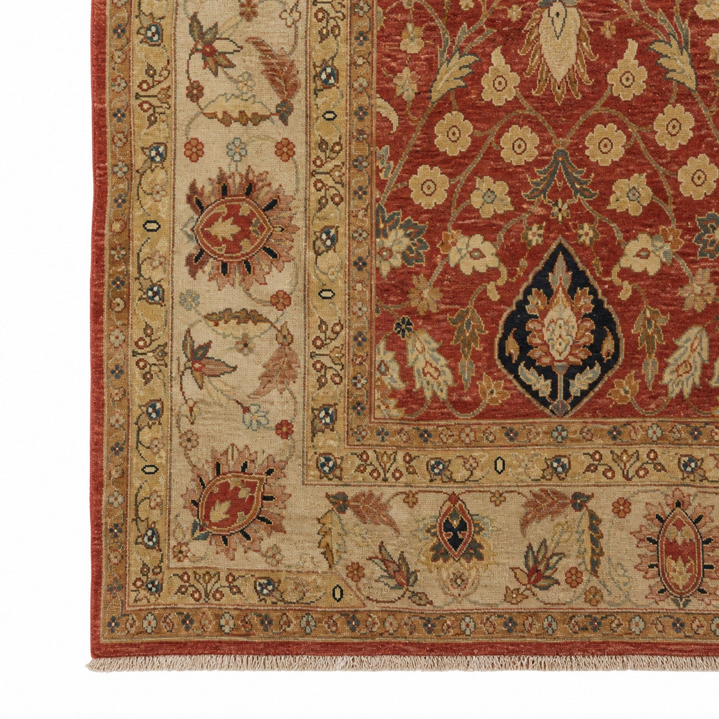 BAKSHAHE B1047 RED / IVORY