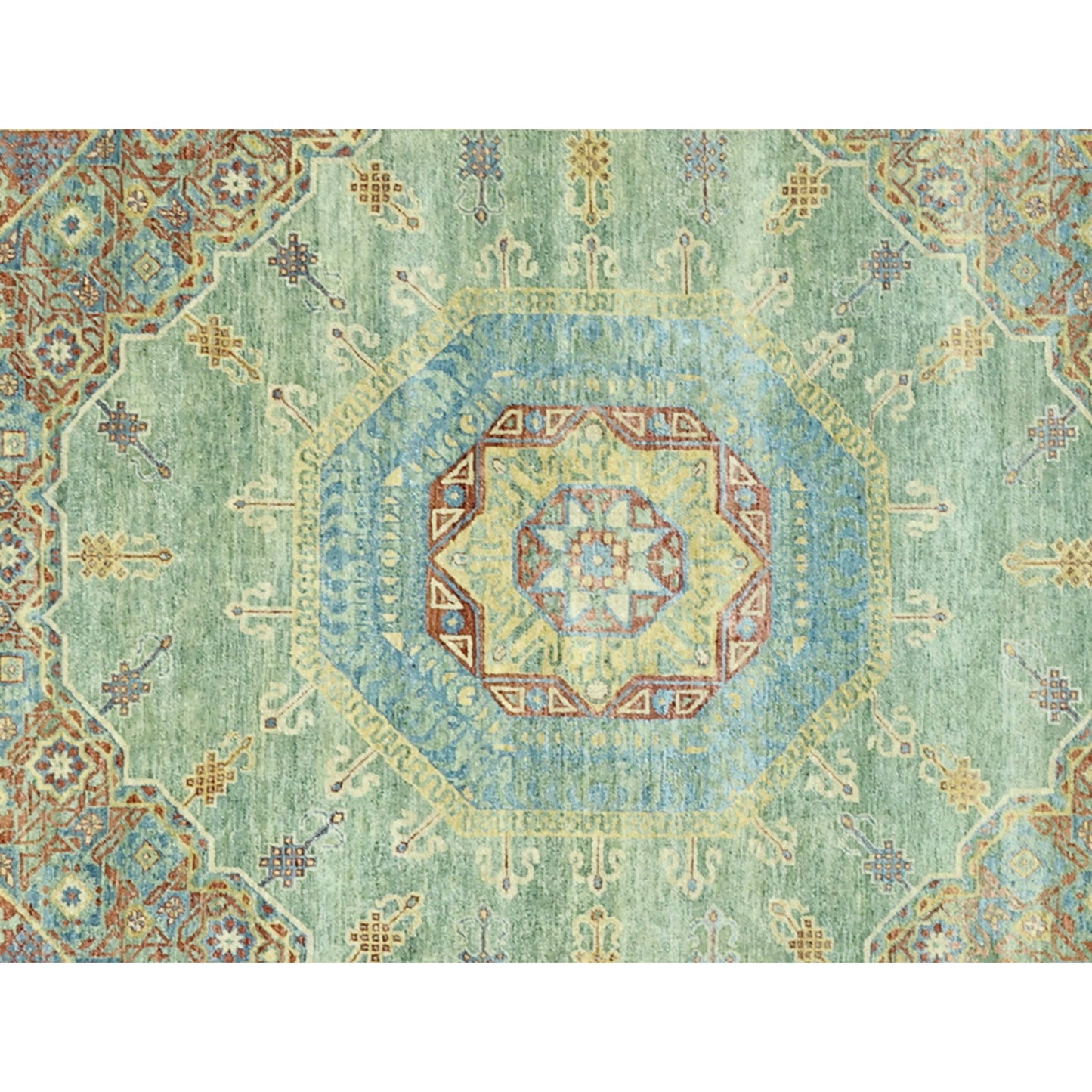 BAKSHAHESH B1048 GREEN / LIGHT BLUE