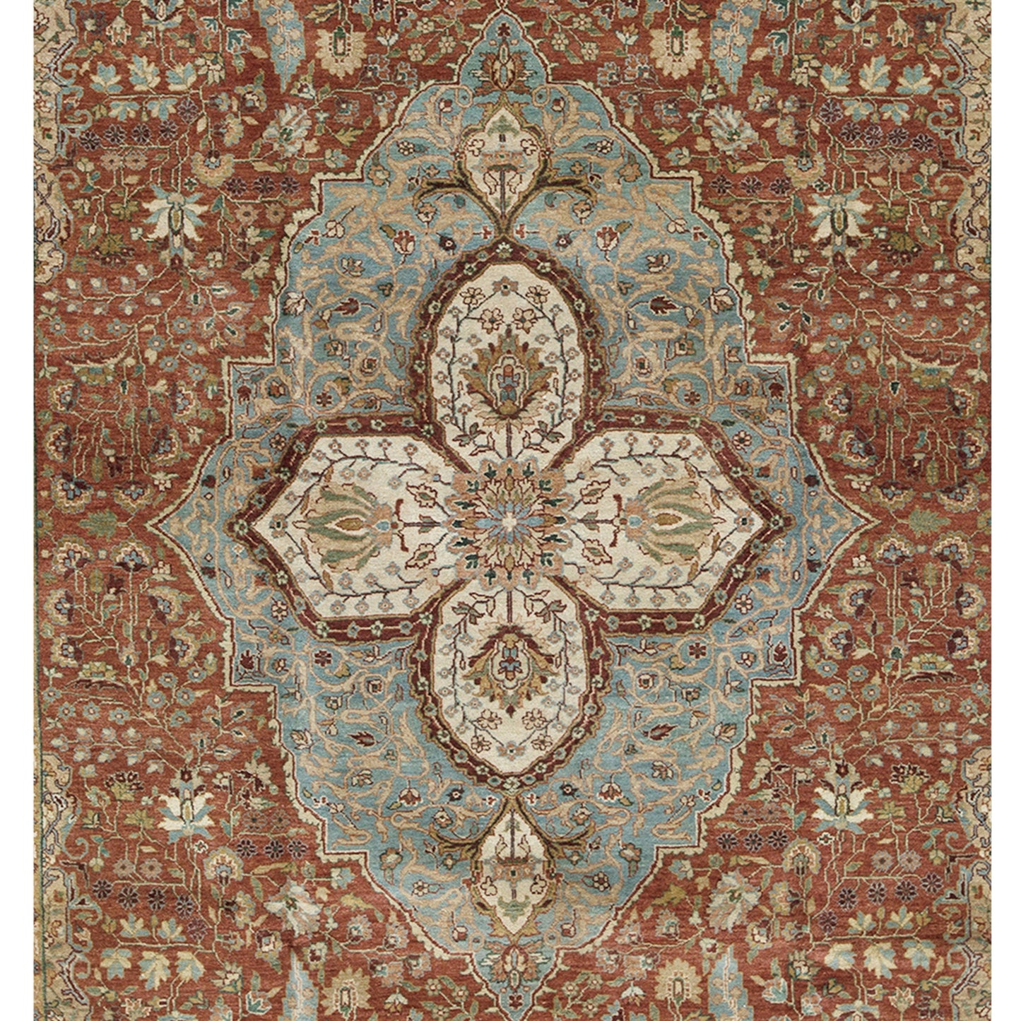 BAKSHAHESH B1052 RED / IVORY