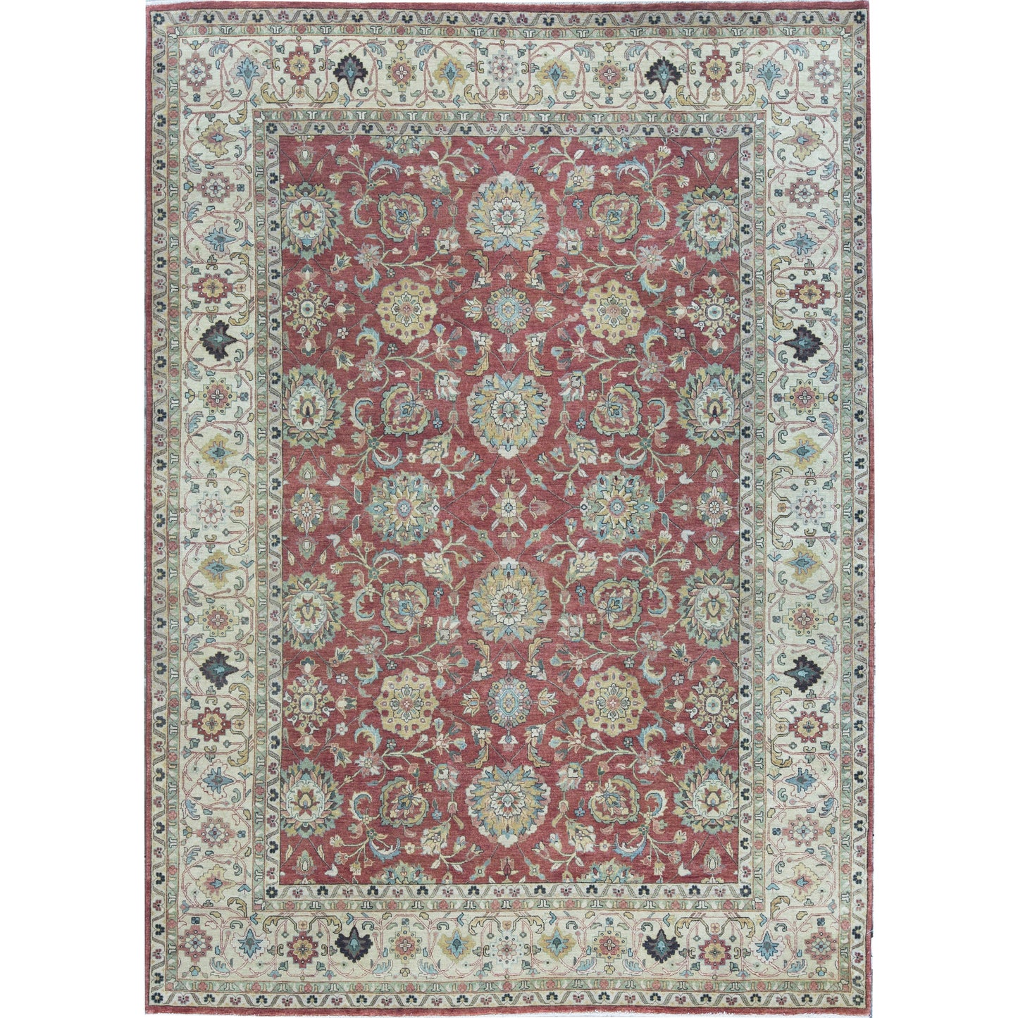 BAKSHAHESH B1053 RED / IVORY