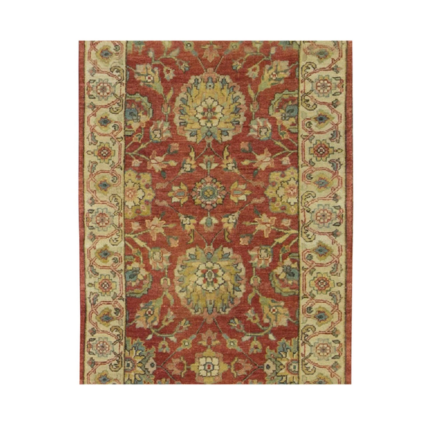 BAKSHAHESH B1053 RED / IVORY
