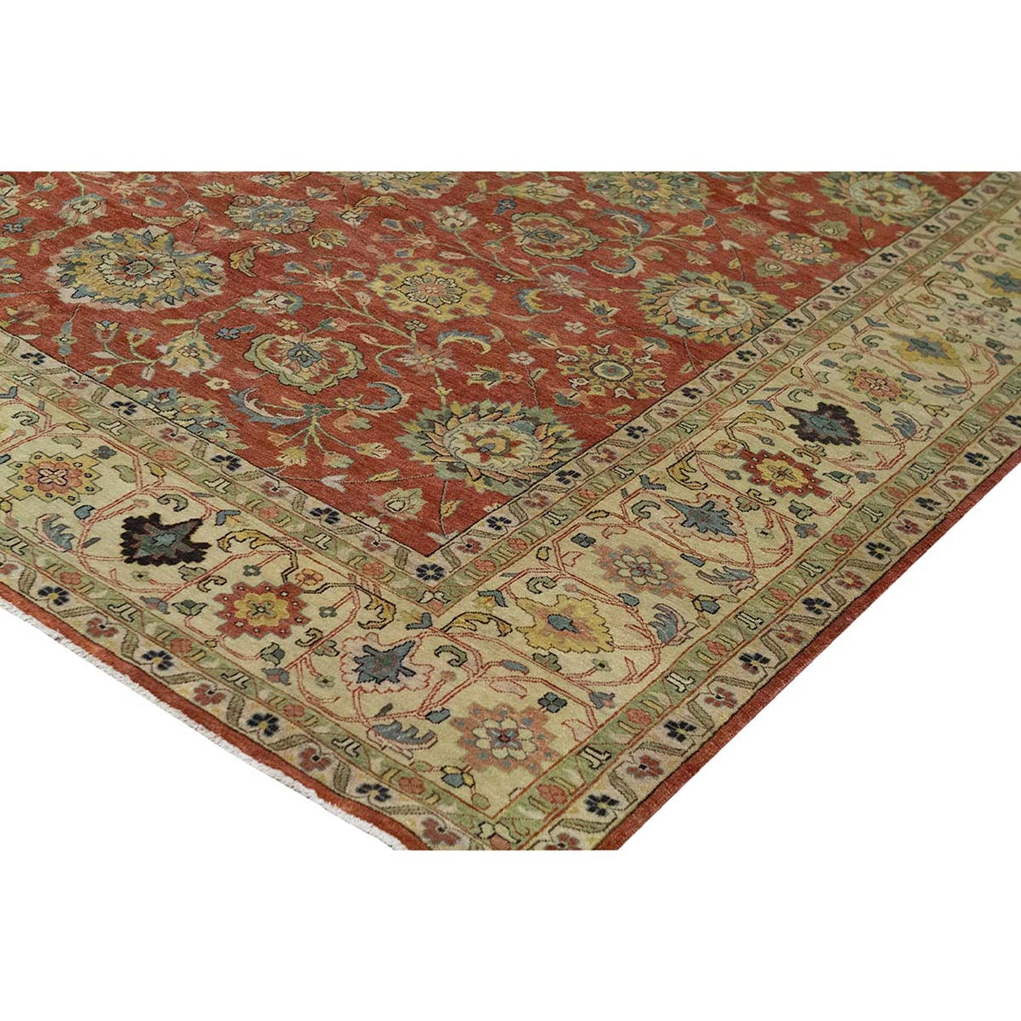 BAKSHAHESH B1053 RUST / IVORY