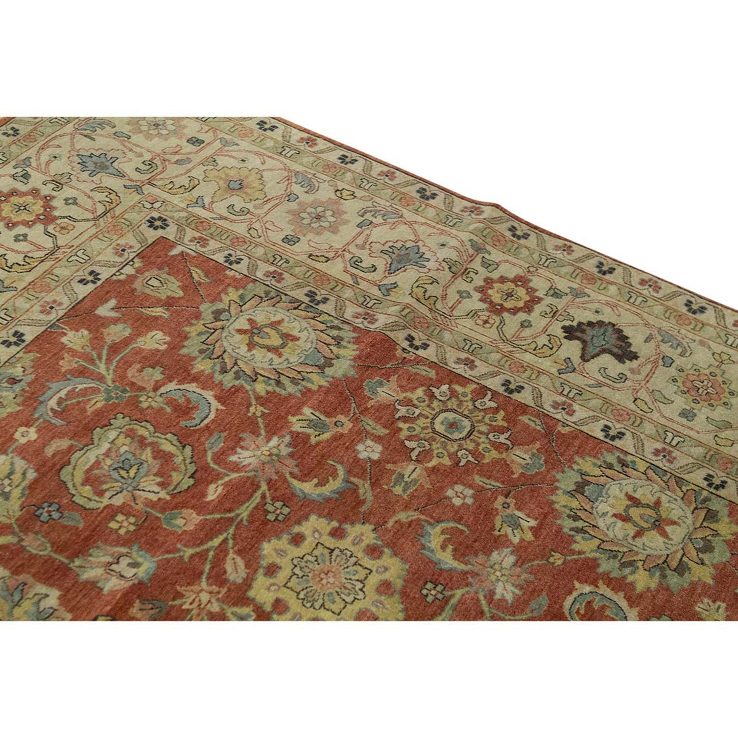 BAKSHAHESH B1053 RUST / IVORY
