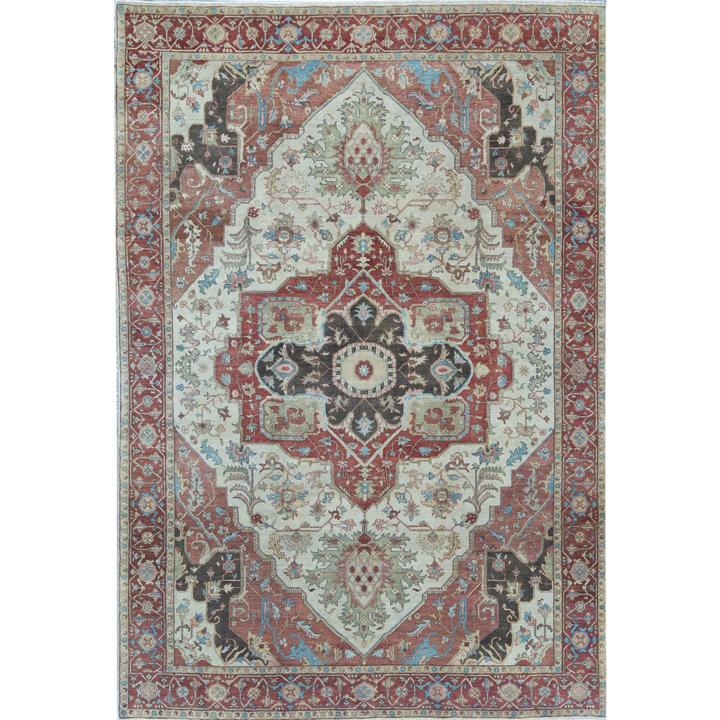 BAKSHAHESH B1055 IVORY / RED