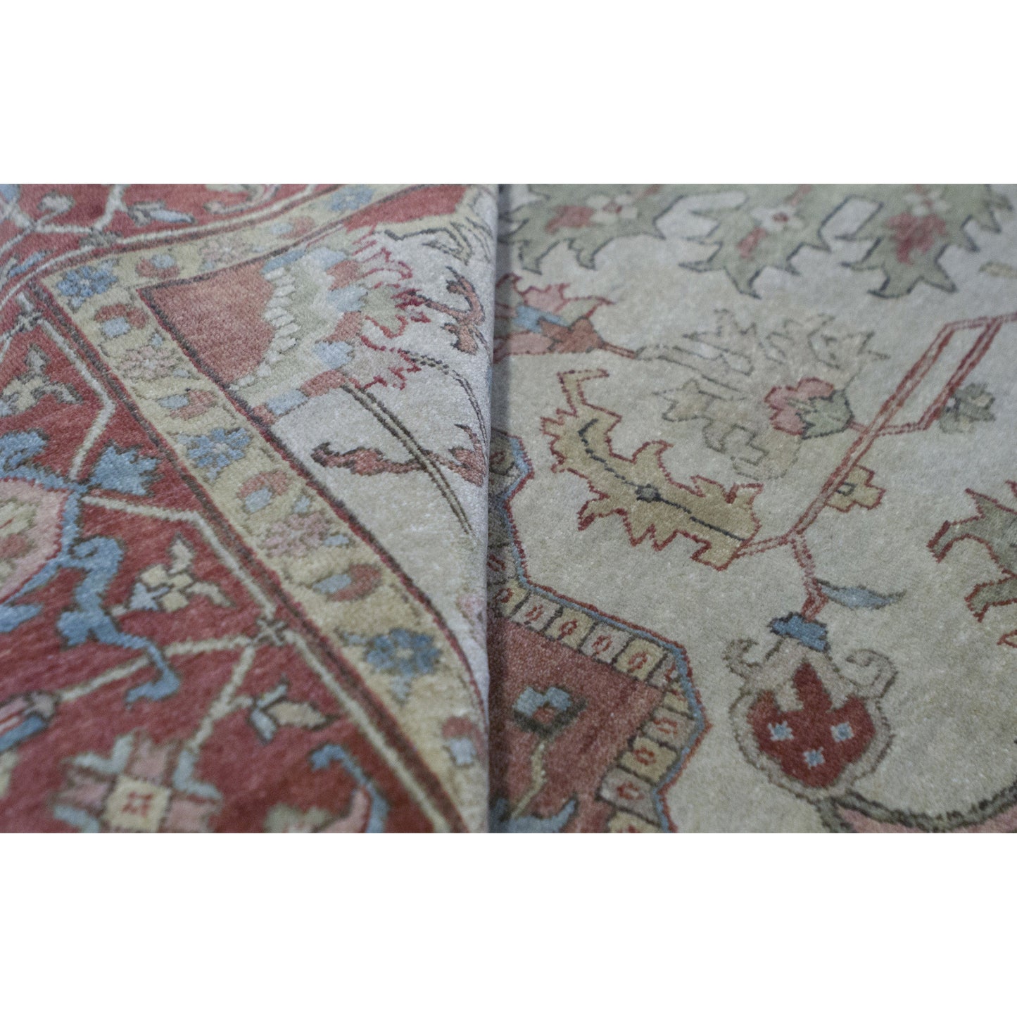 BAKSHAHESH B1055 IVORY / RED