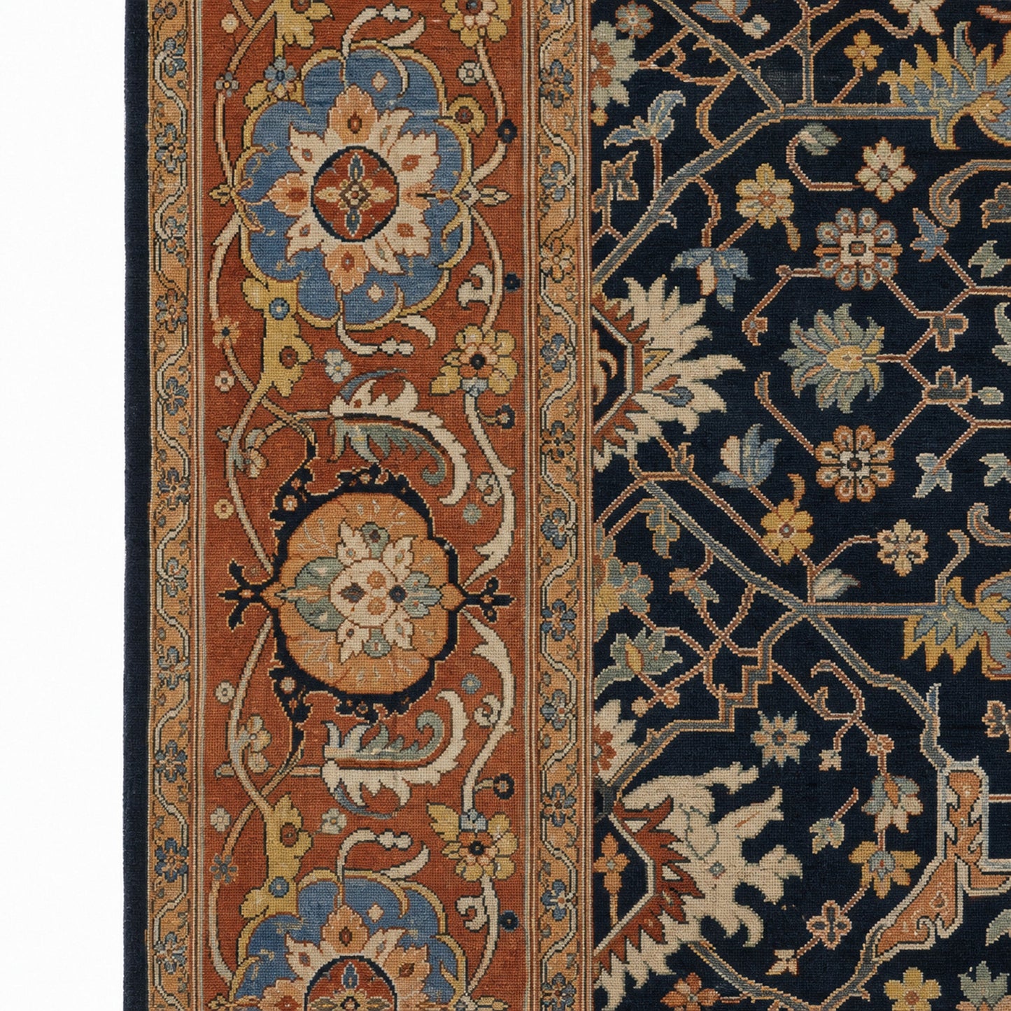 BAKSHAHE B1058 BLUE / RED