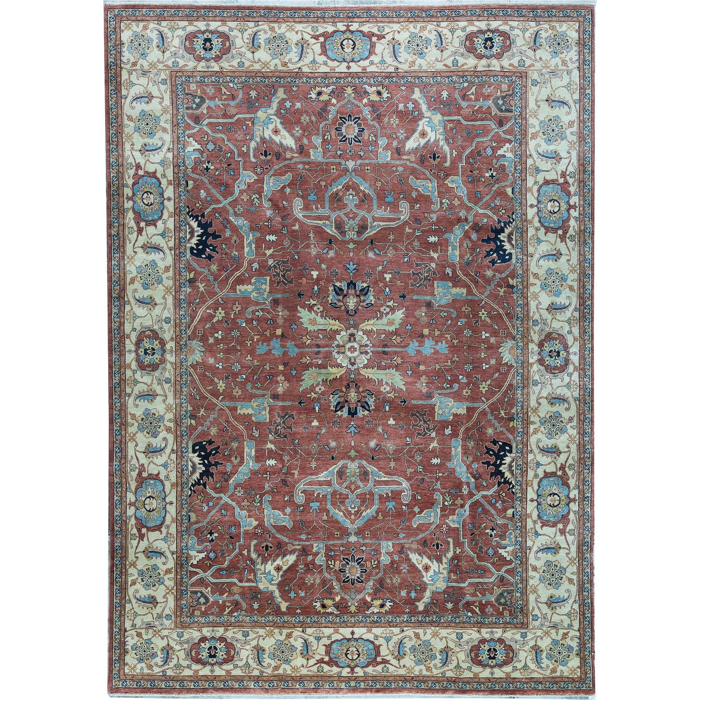 BAKSHAHESH B1058 RED / IVORY