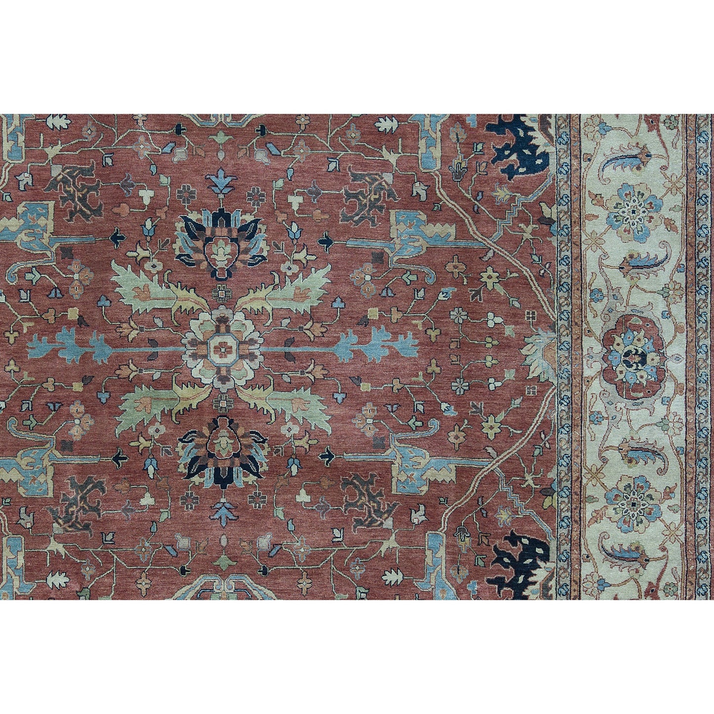 BAKSHAHESH B1058 RED / IVORY