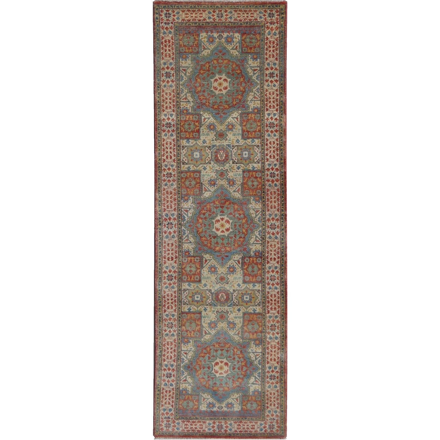 BAKSHAHESH B1065 RED / IVORY