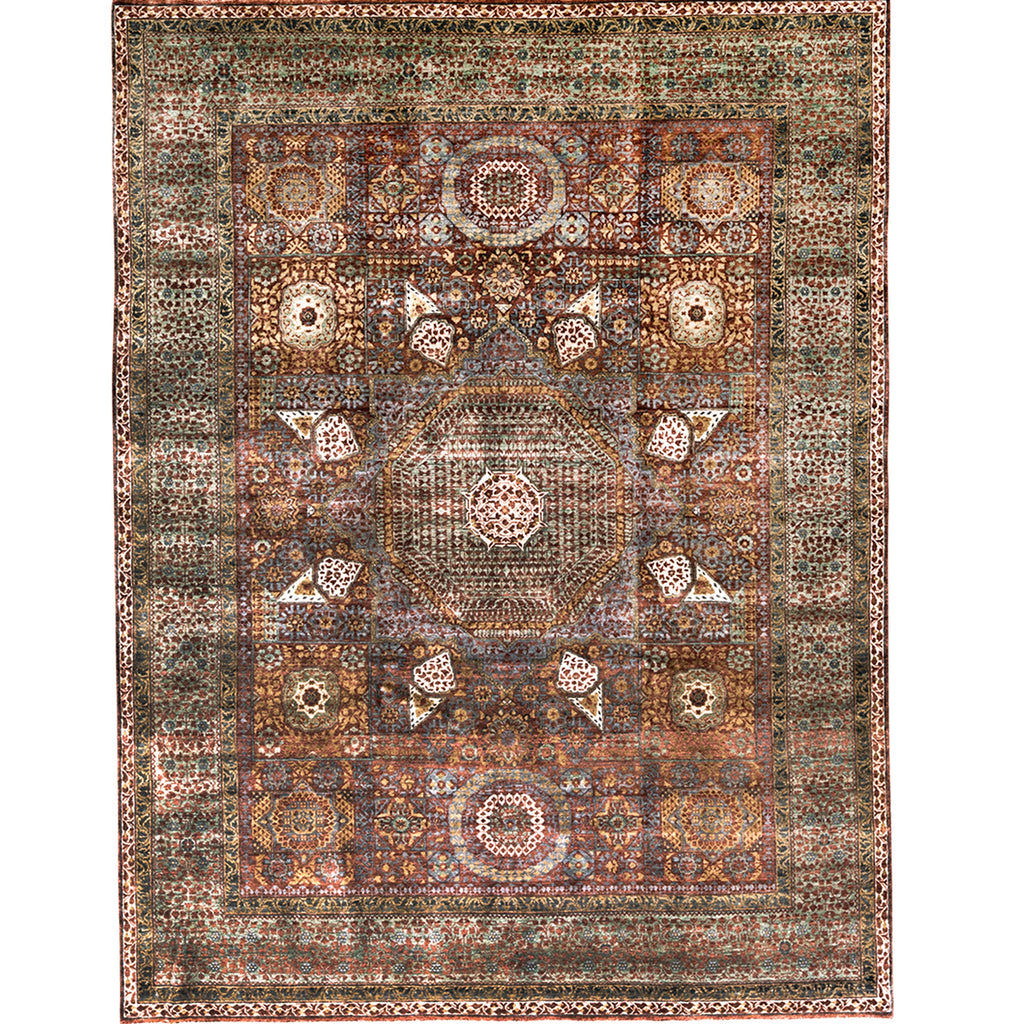 BAKSHAHE B1065 RUST / GREEN