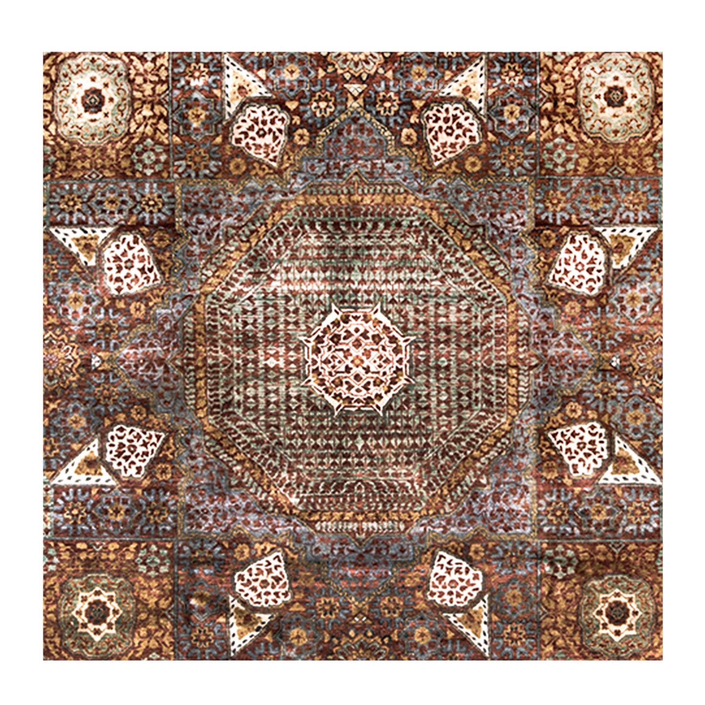 BAKSHAHE B1065 RUST / GREEN
