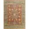 BAKSHAHESH B1065 RUST / LIGHT GREEN
