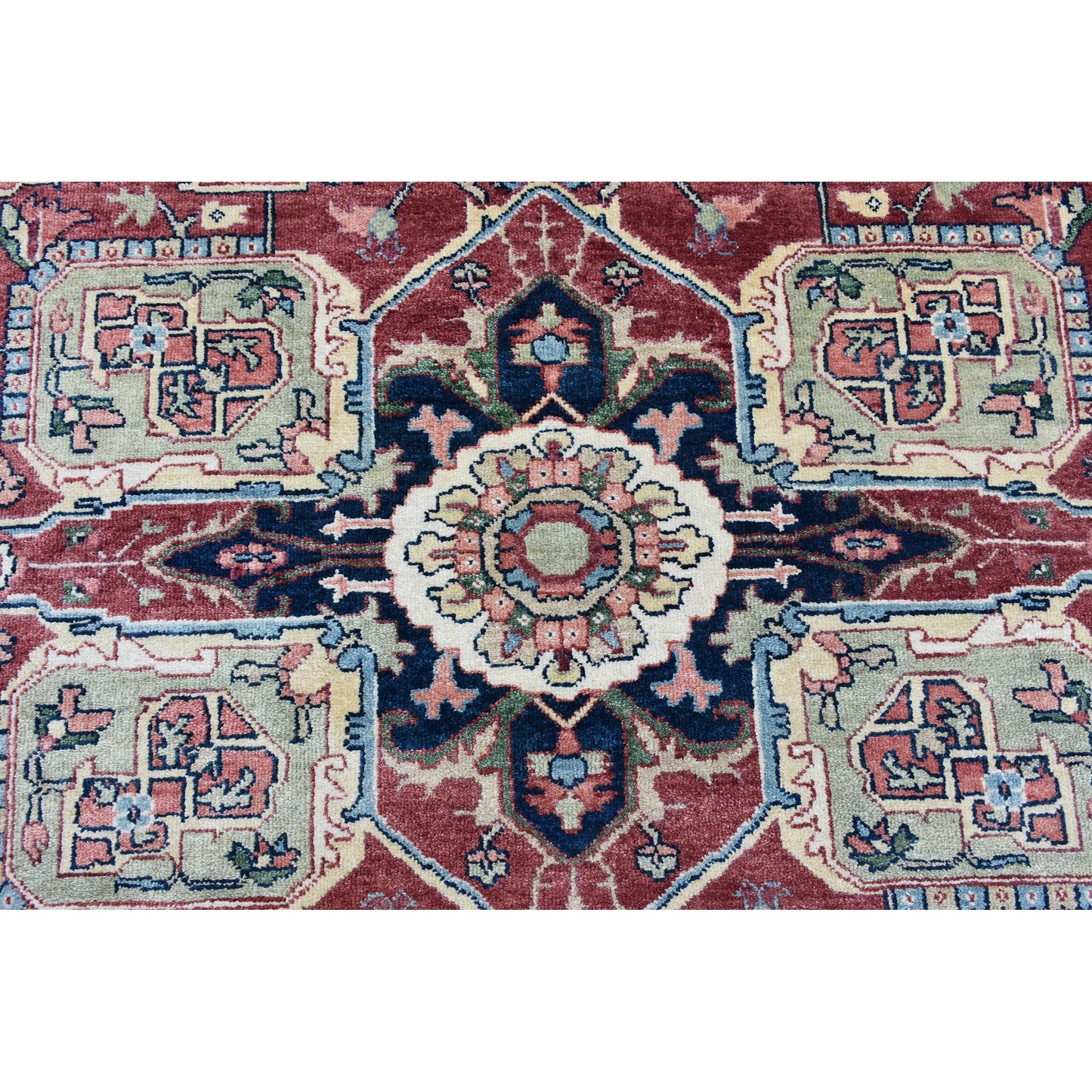 BAKSHAHESH B1193 IVORY / RED