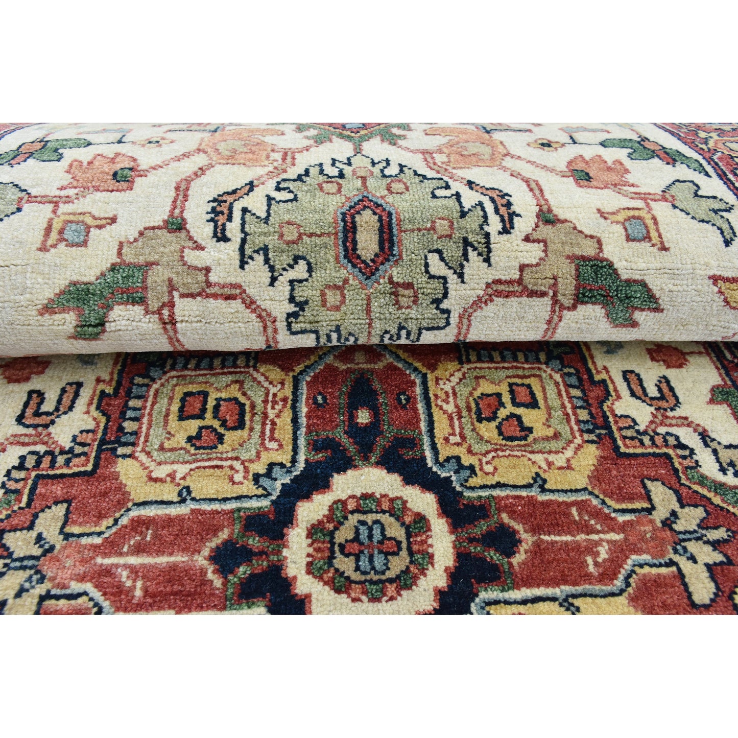 BAKSHAHESH B1193 IVORY / RED