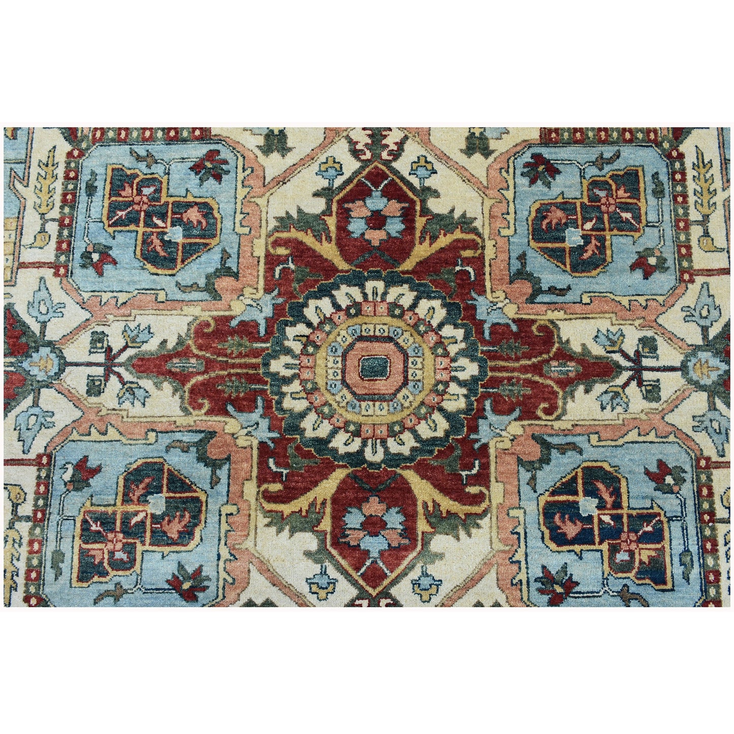 BAKSHAHESH B1193 LIGHT BLUE / IVORY