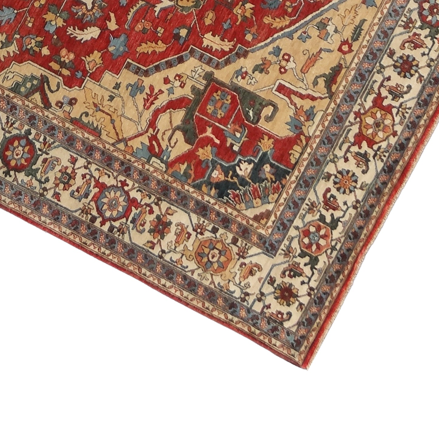 BAKSHAHE B1193 RED / IVORY