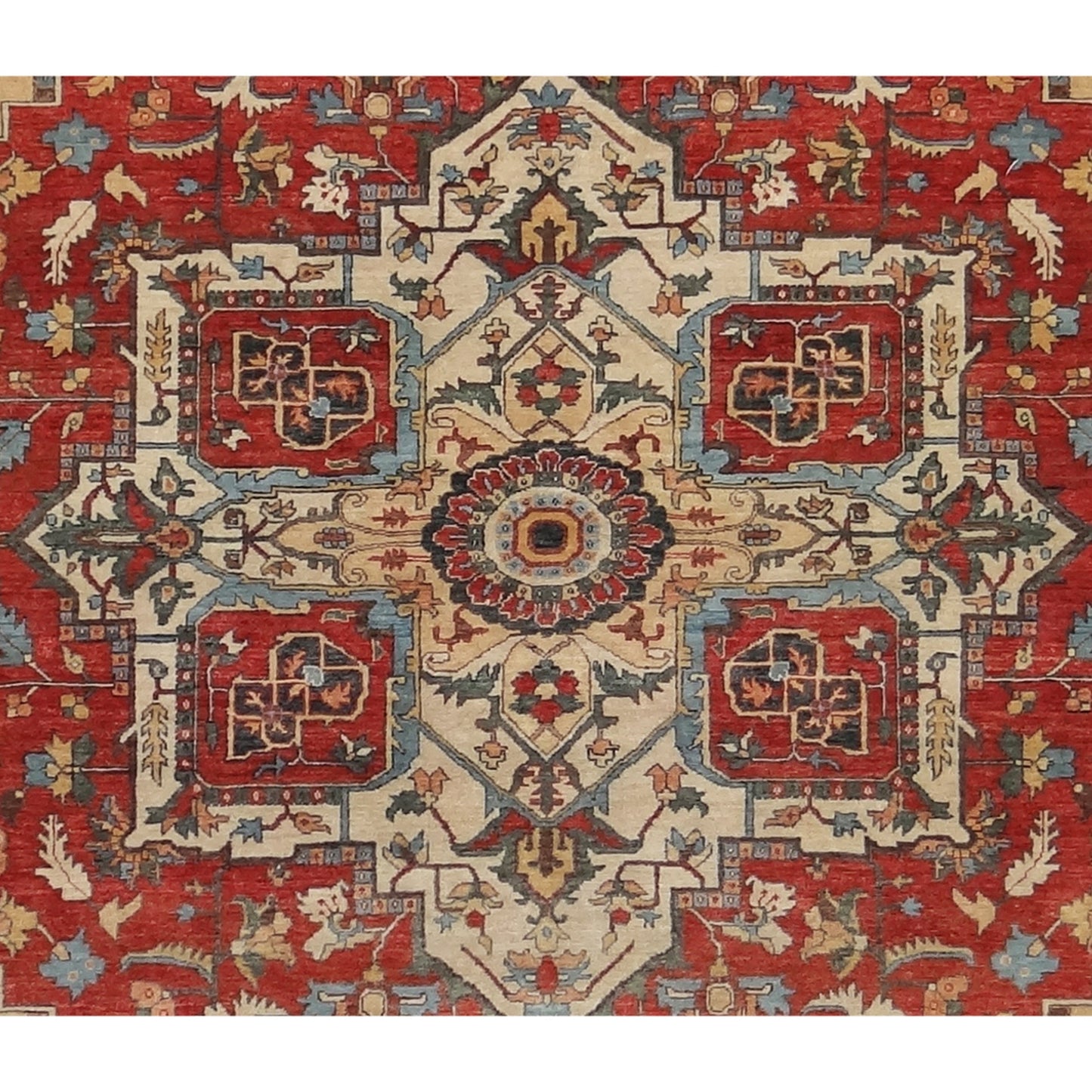 BAKSHAHE B1193 RED / IVORY
