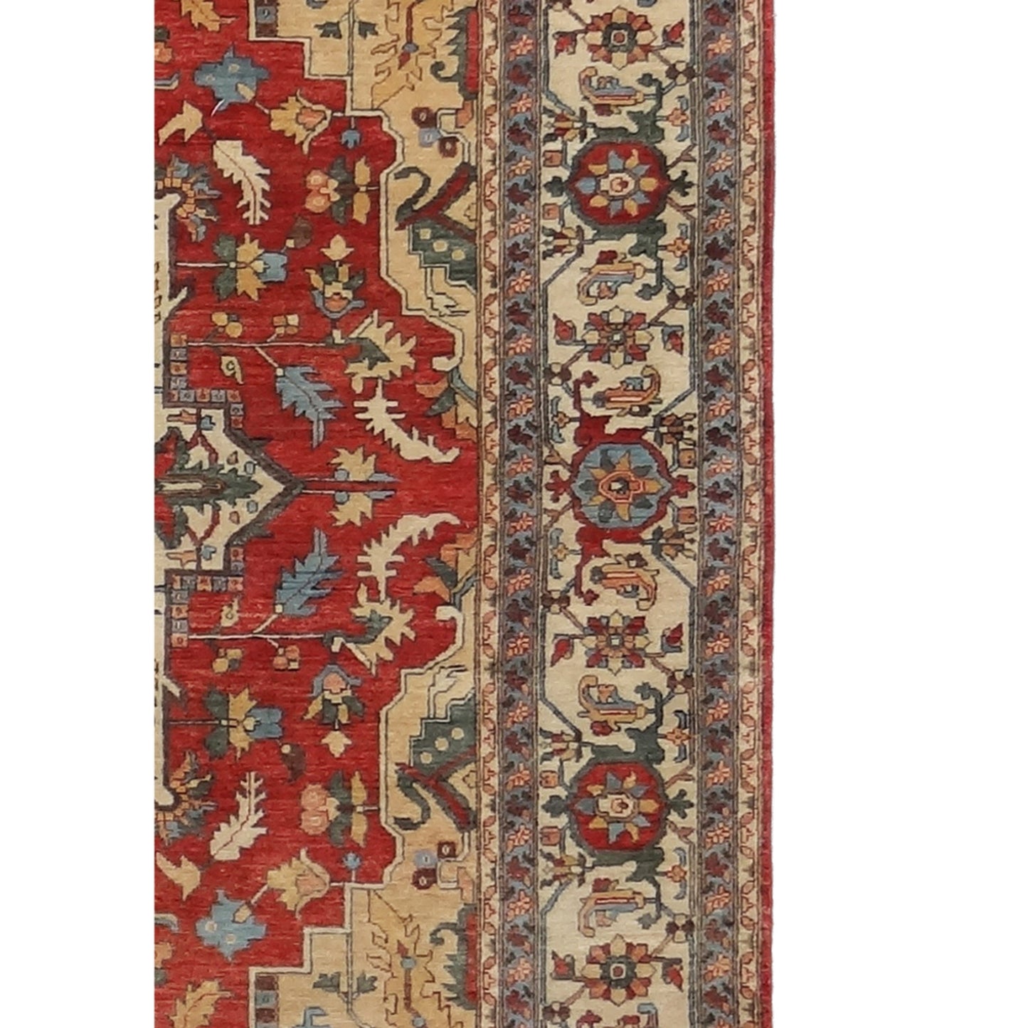 BAKSHAHE B1193 RED / IVORY