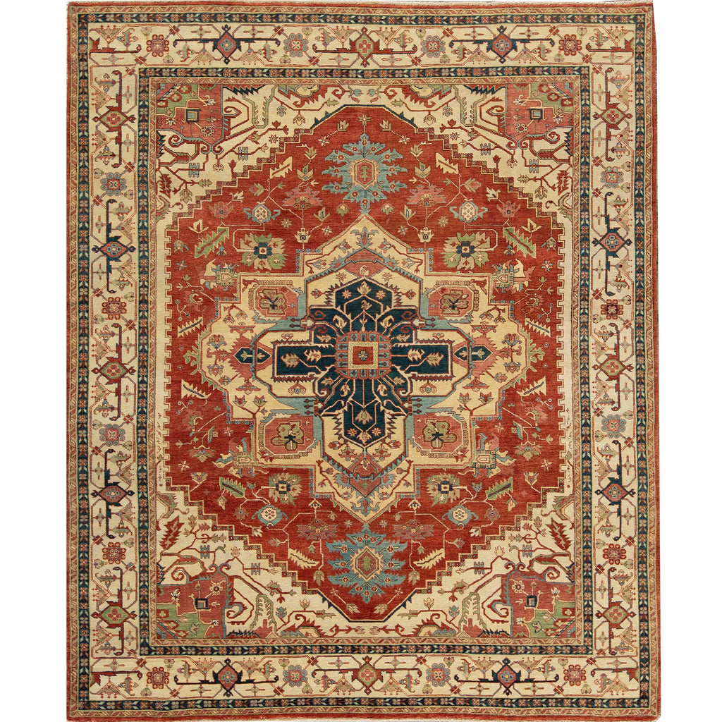 BAKSHAHESH B1194 RED / IVORY