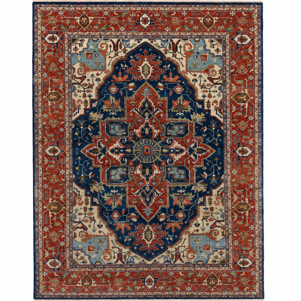 BAKSHAHE B1197 BLUE / RED