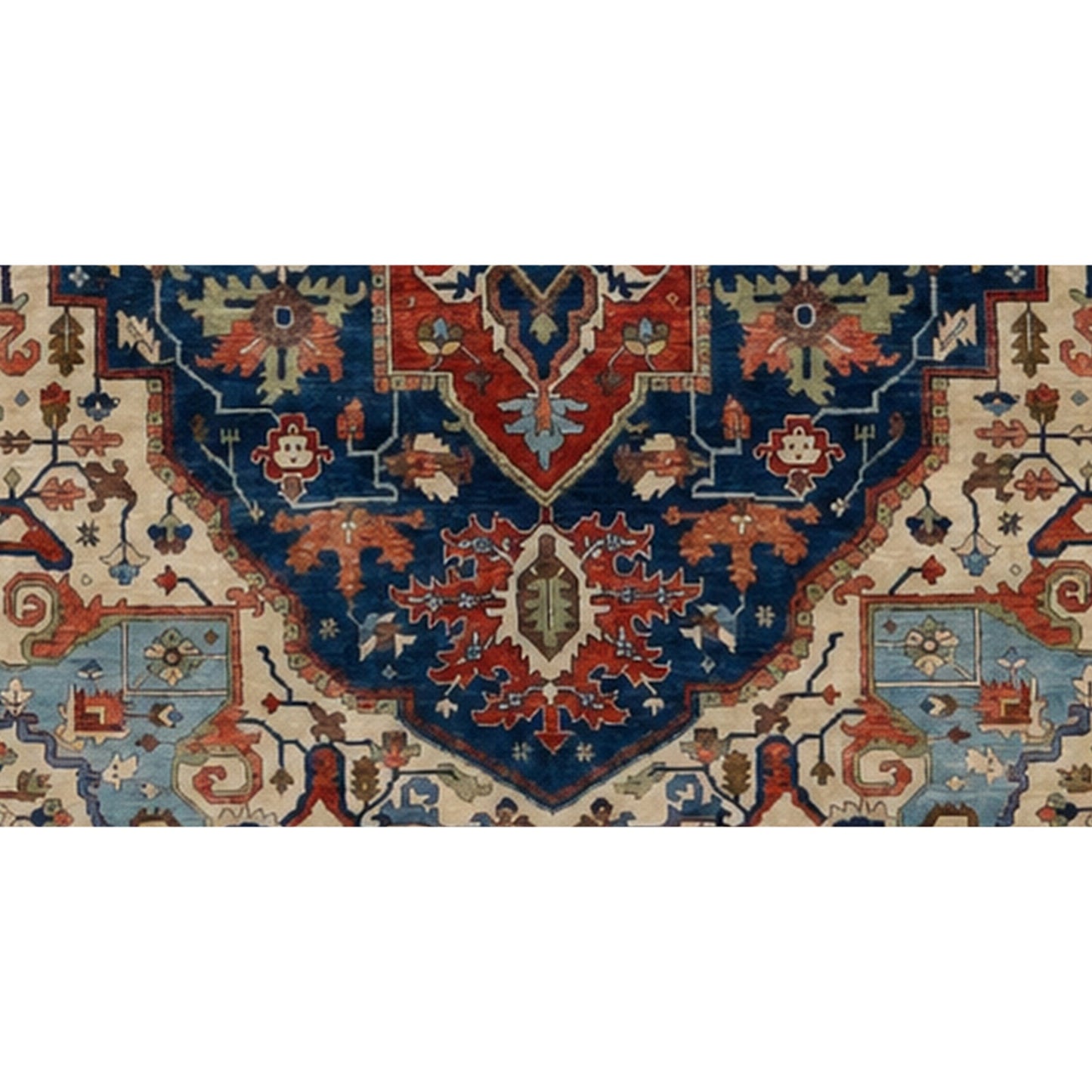 BAKSHAHE B1197 BLUE / RED