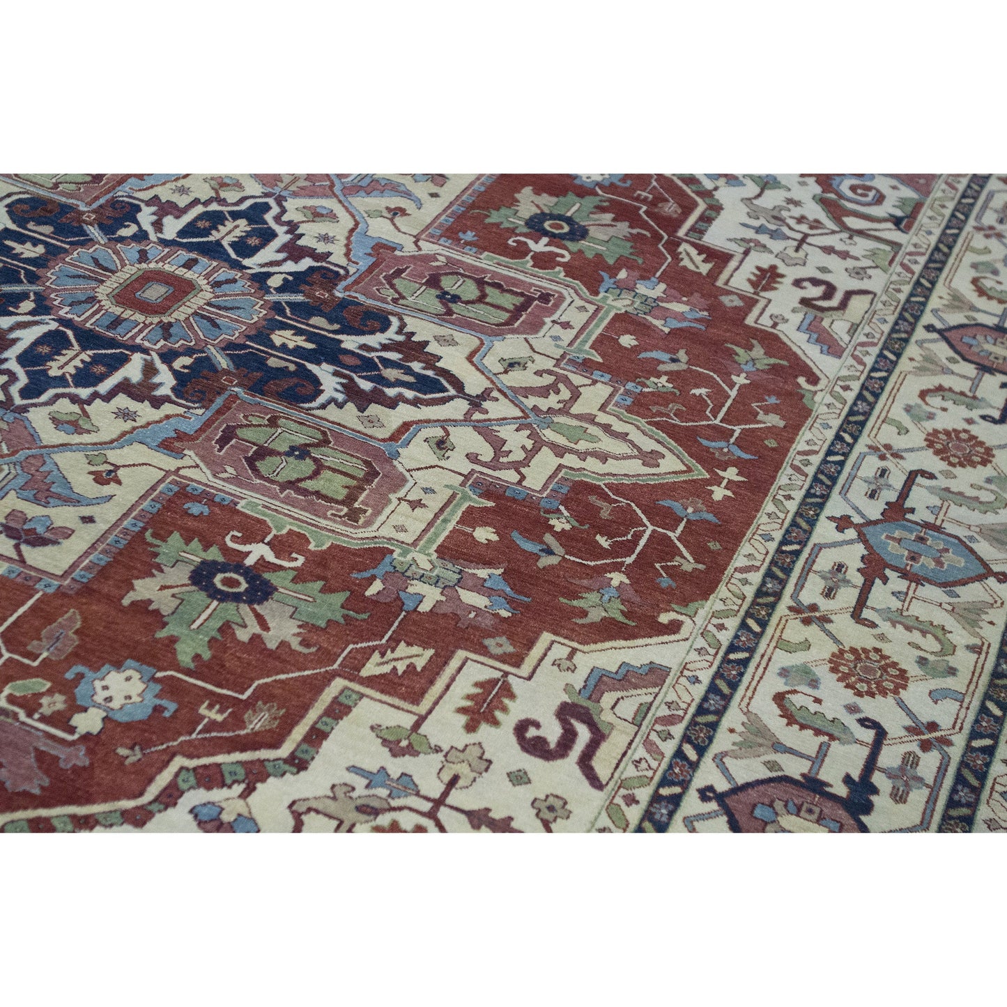 BAKSHAHESH B1197 RED / IVORY