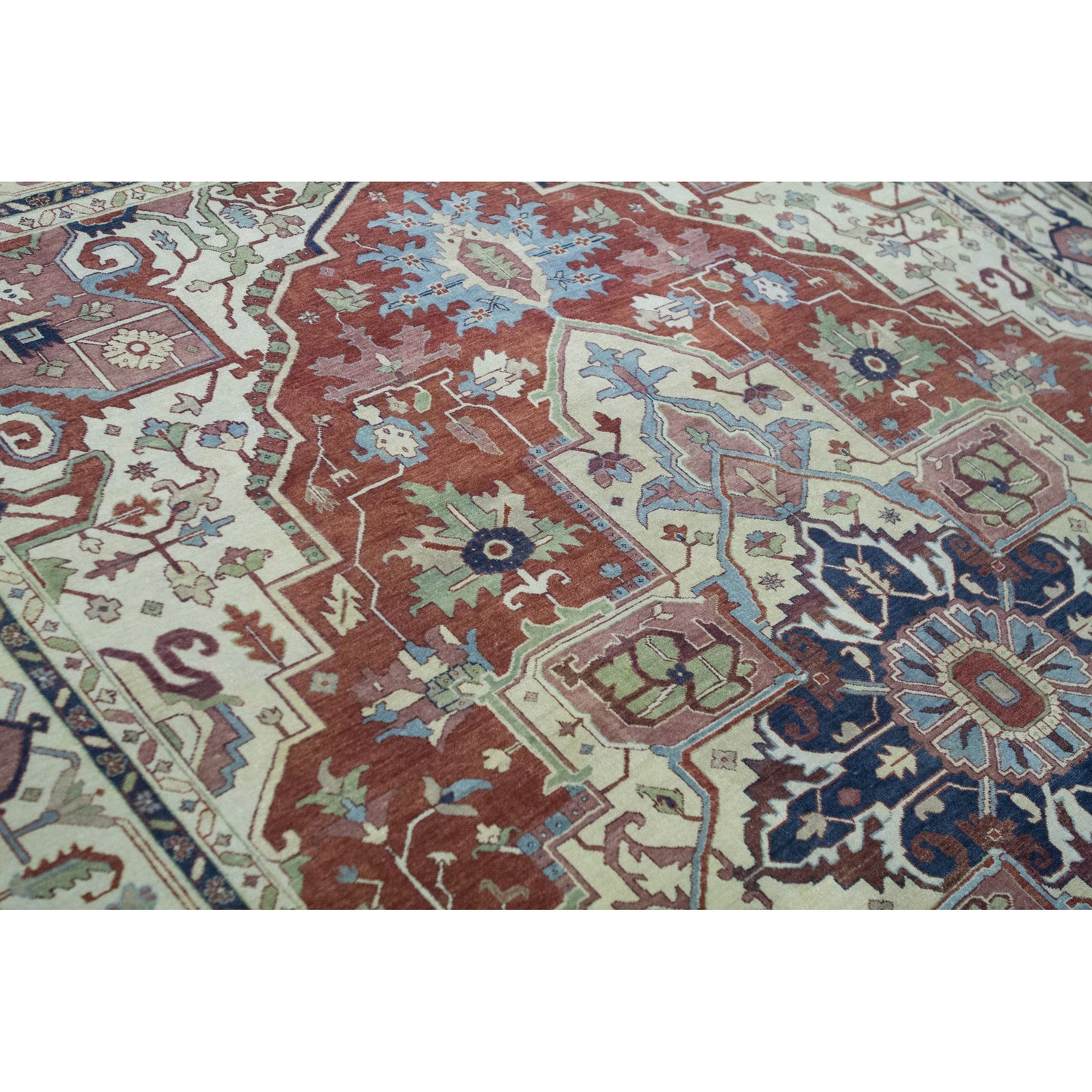 BAKSHAHESH B1197 RED / IVORY