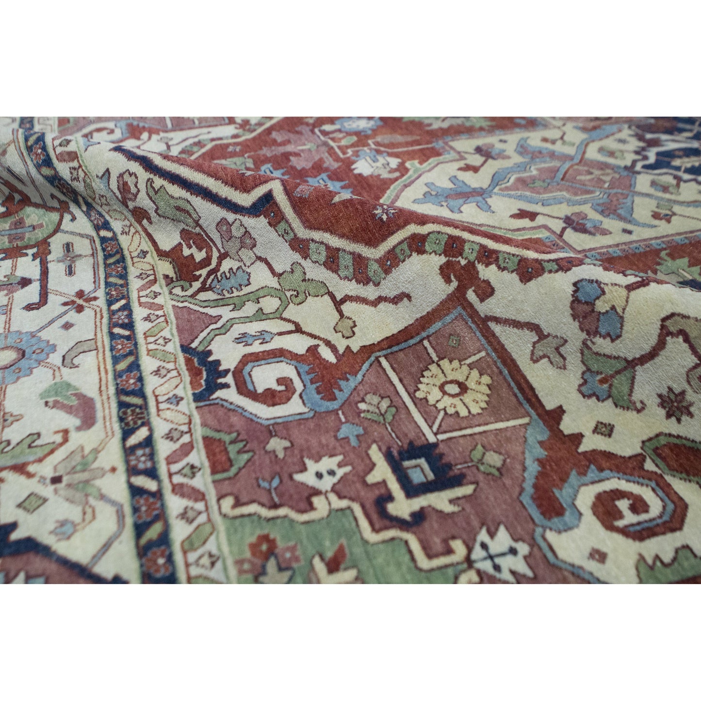 BAKSHAHESH B1197 RED / IVORY
