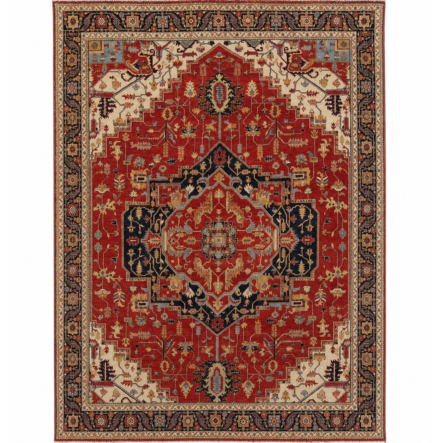 BAKSHAHE B1198 RED / BLUE