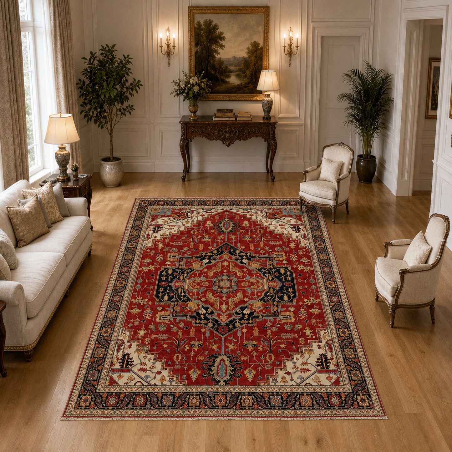 BAKSHAHE B1198 RED / BLUE