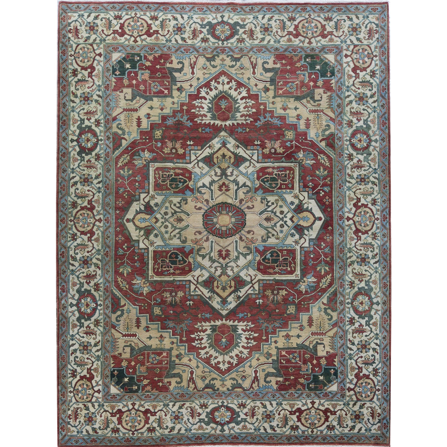BAKSHAHESH B1198 RED / IVORY