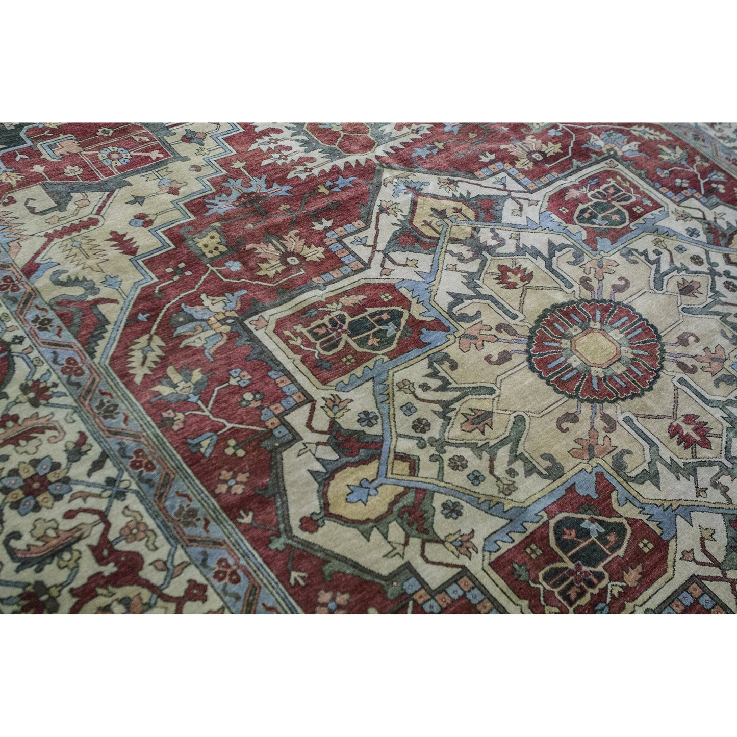BAKSHAHESH B1198 RED / IVORY