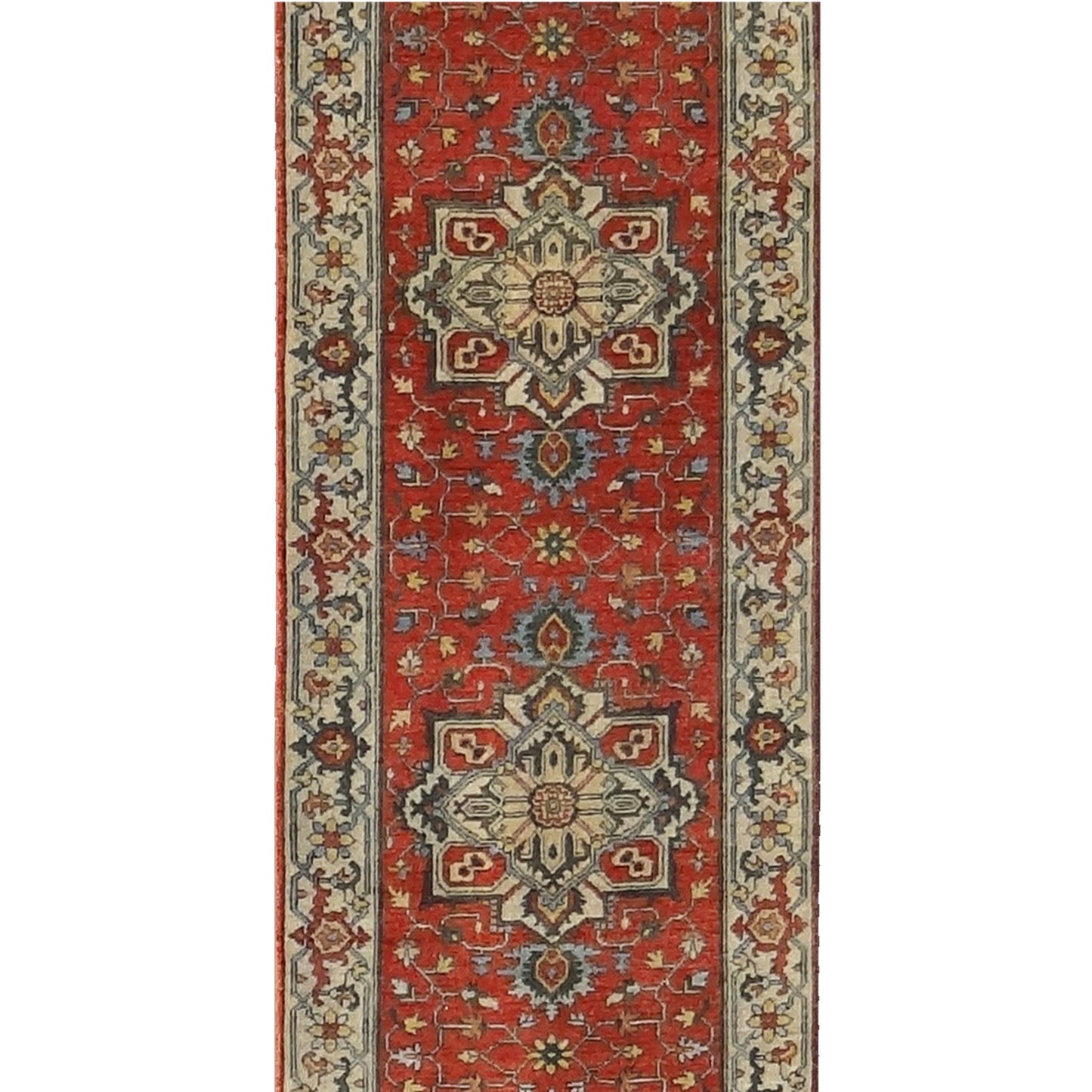 BAKSHAHESH B1198 RED / IVORY
