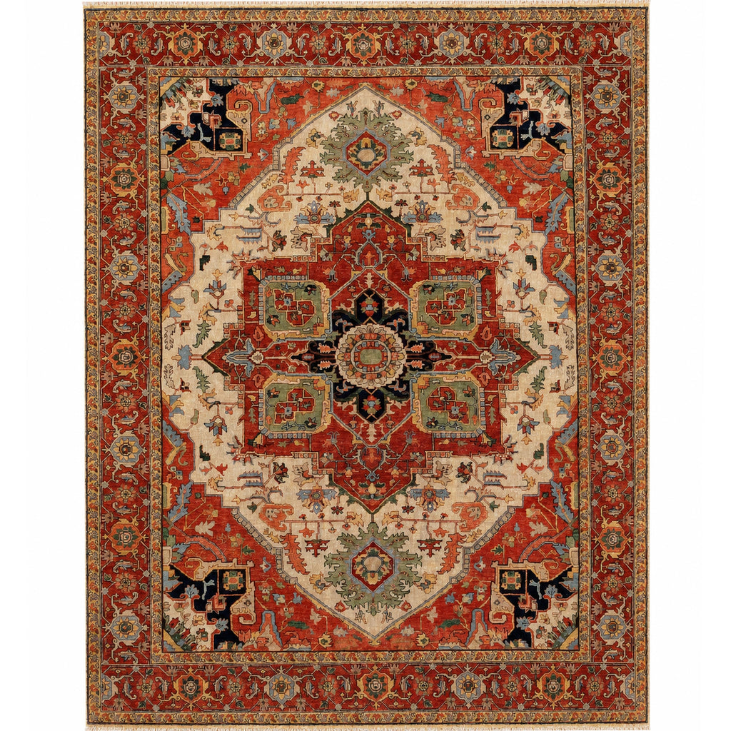 BAKSHAHE B1200 IVORY / RED