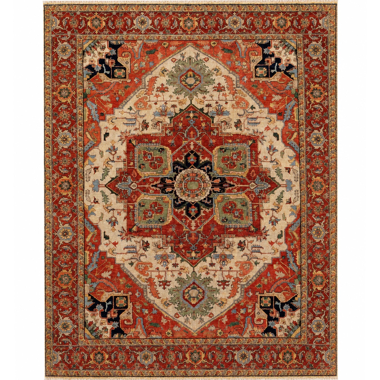 BAKSHAHE B1200 IVORY / RED