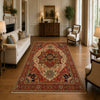 BAKSHAHE B1200 IVORY / RED