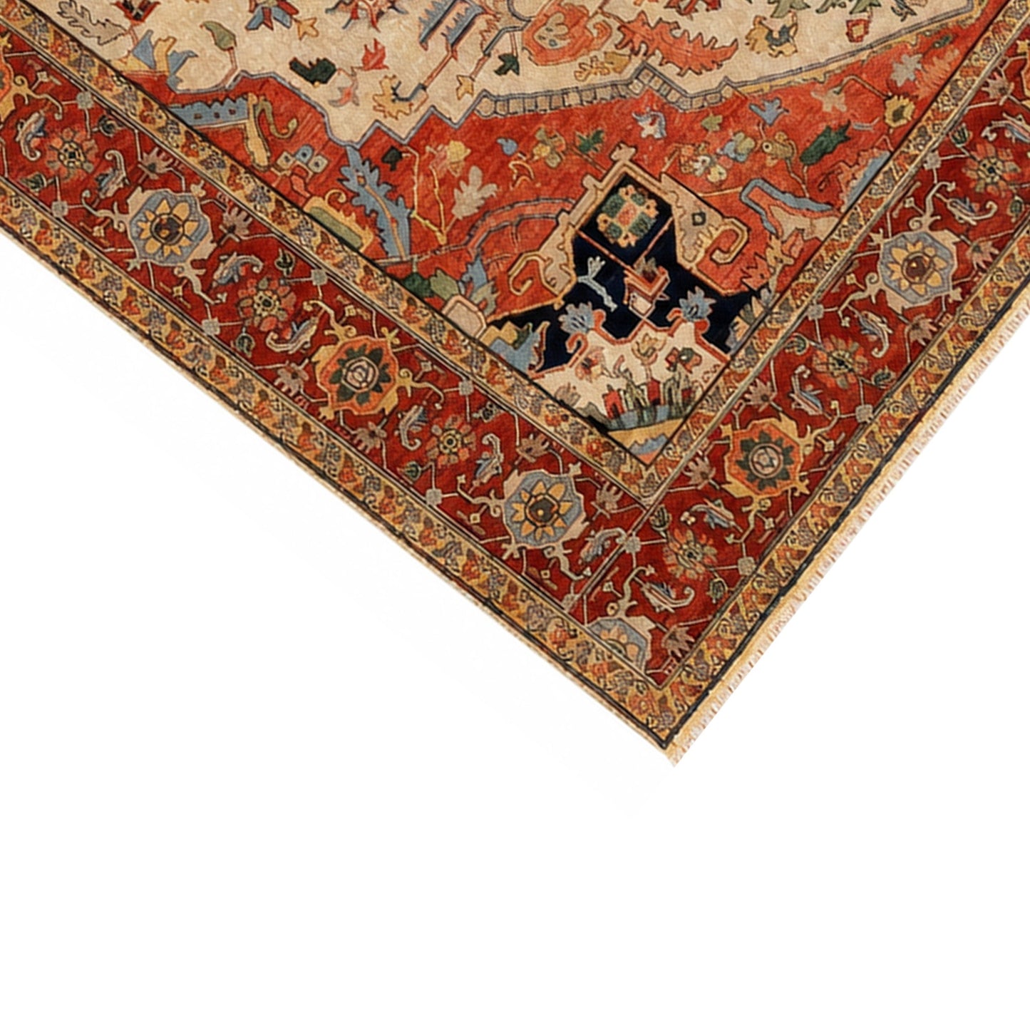 BAKSHAHE B1200 IVORY / RED