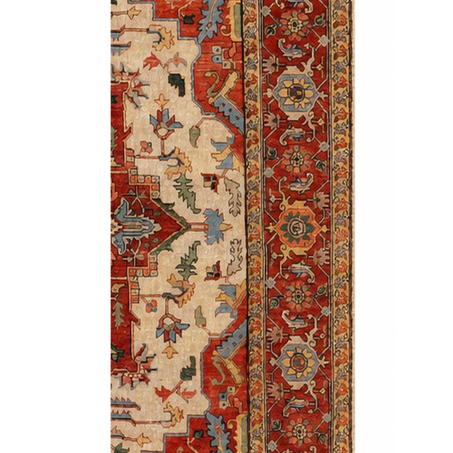 BAKSHAHE B1200 IVORY / RED