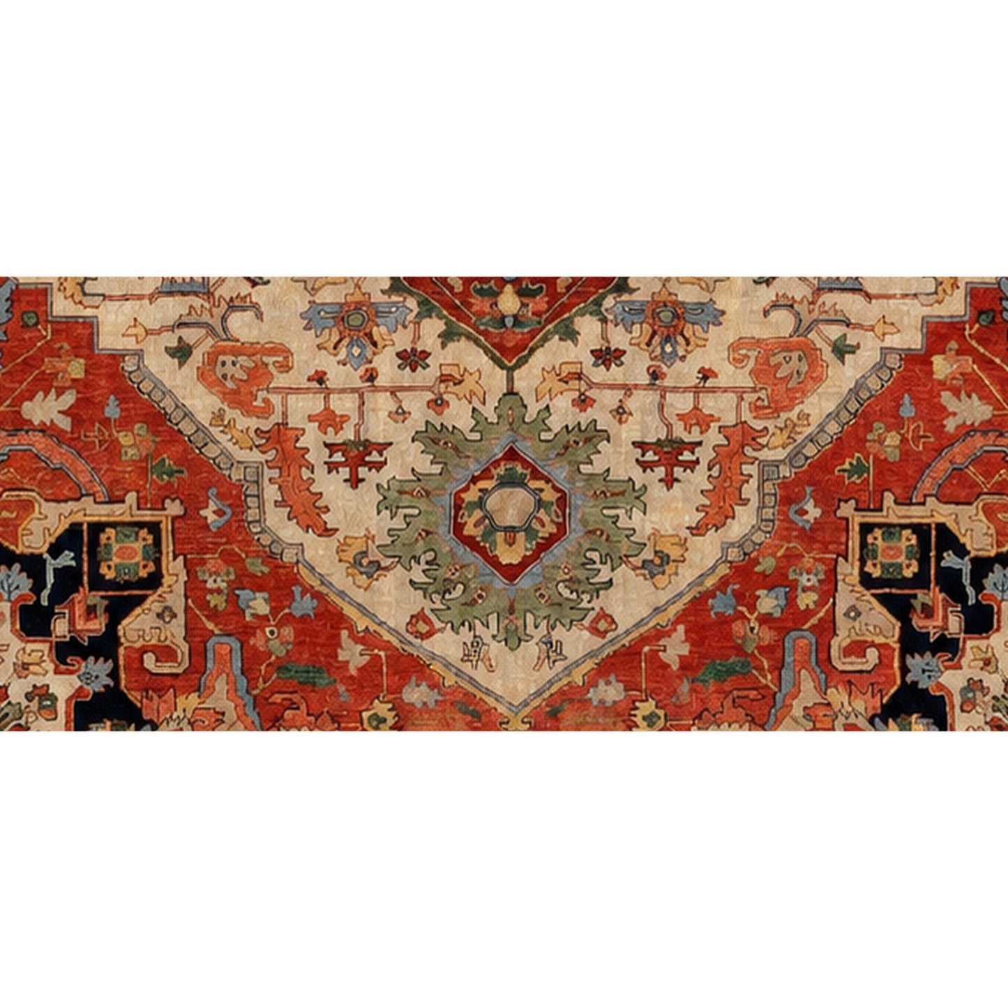 BAKSHAHE B1200 IVORY / RED