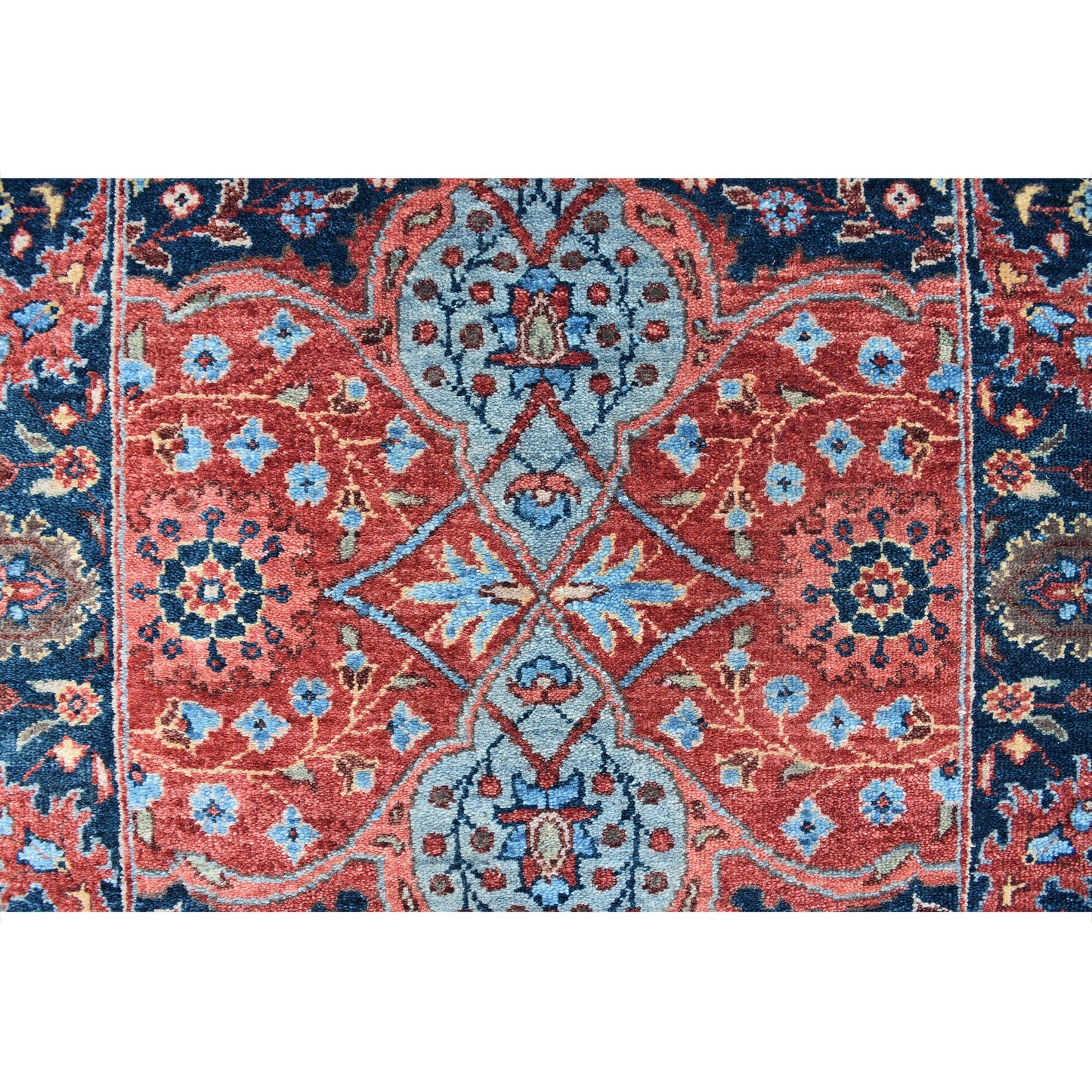 BAKSHAHESH B1200 RUST / BLUE