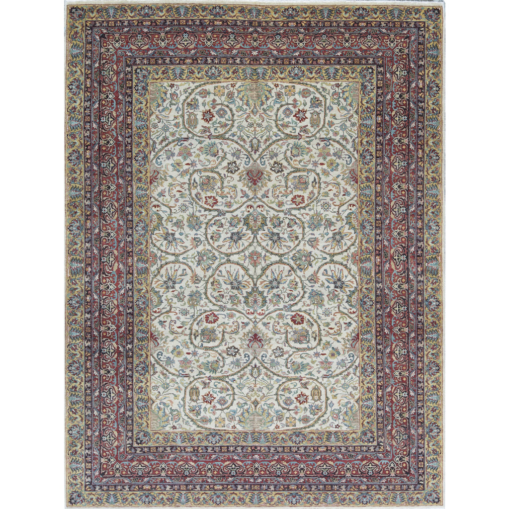 BAKSHAHE B1201 IVORY / RED