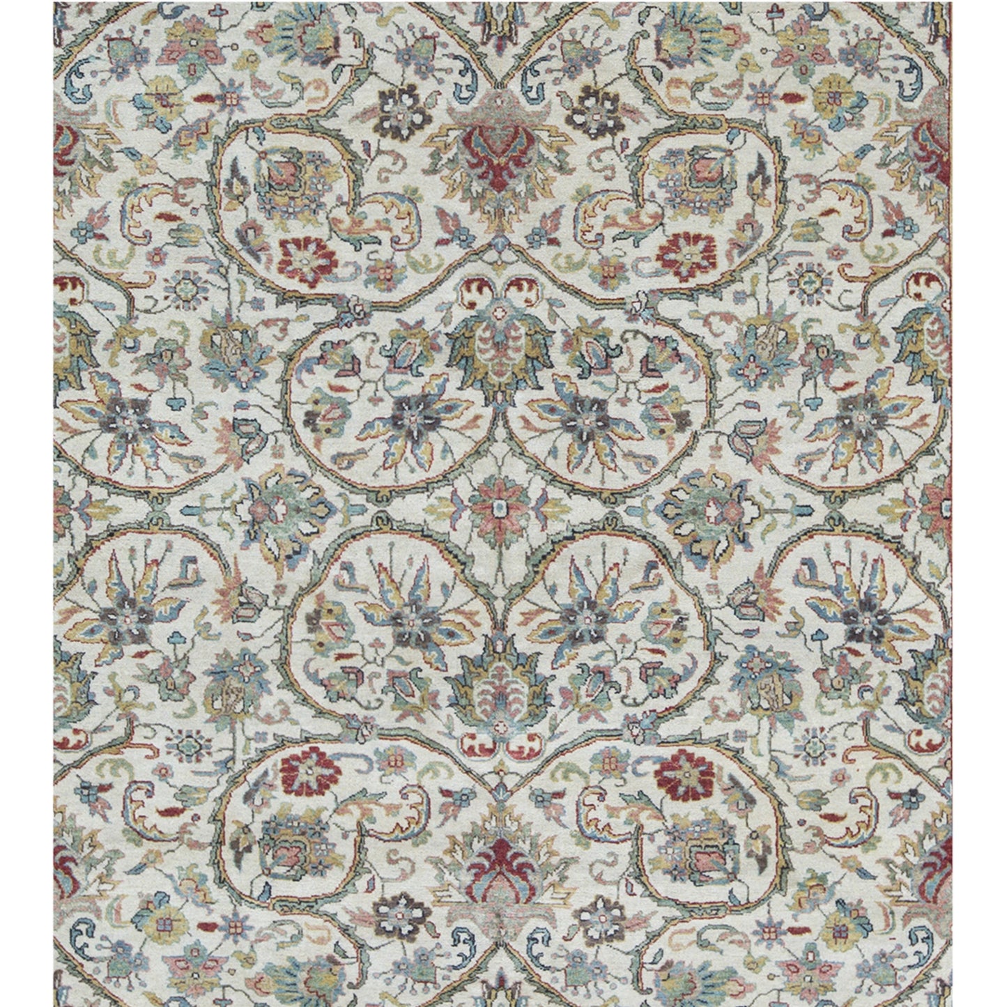BAKSHAHE B1201 IVORY / RED