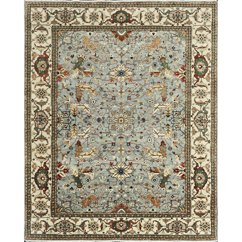 BAKSHAHESH B1205 LIGHT BLUE / IVORY
