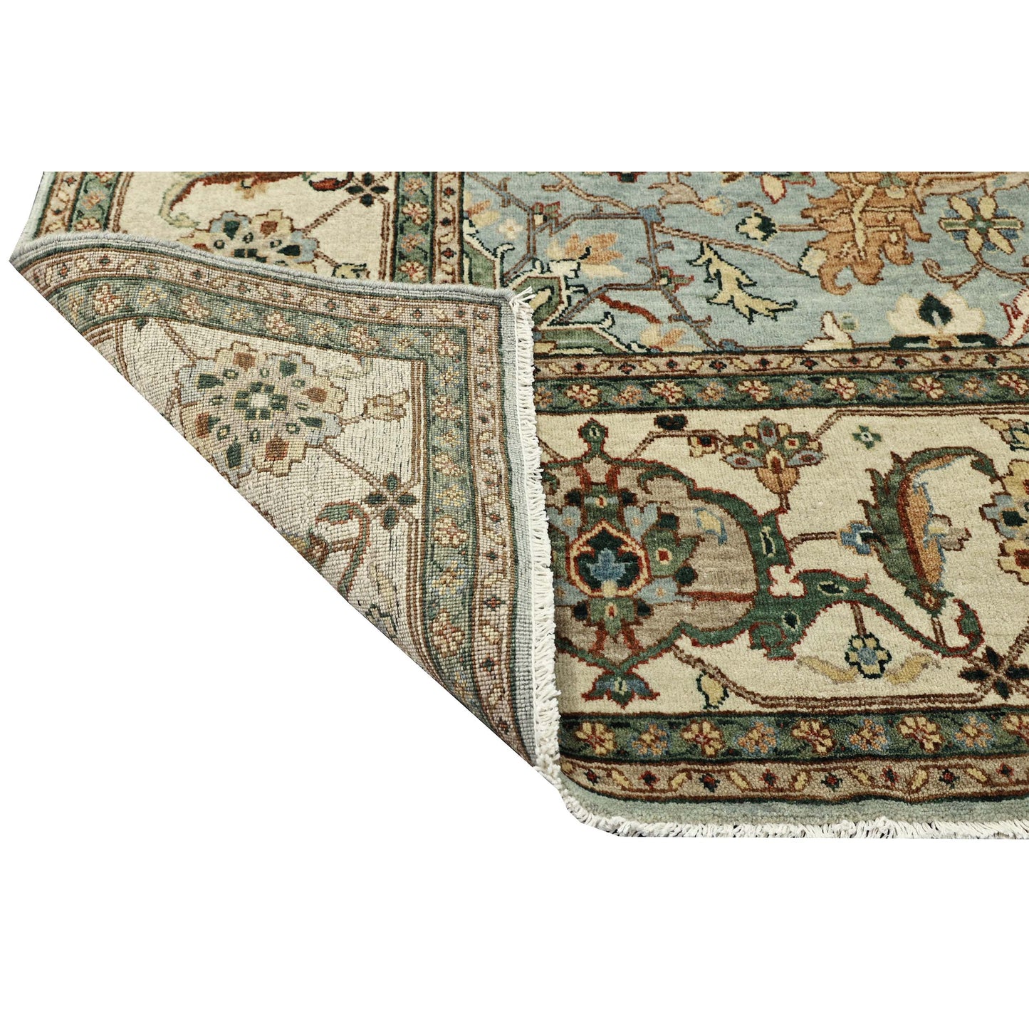 BAKSHAHESH B1205 LIGHT BLUE / IVORY