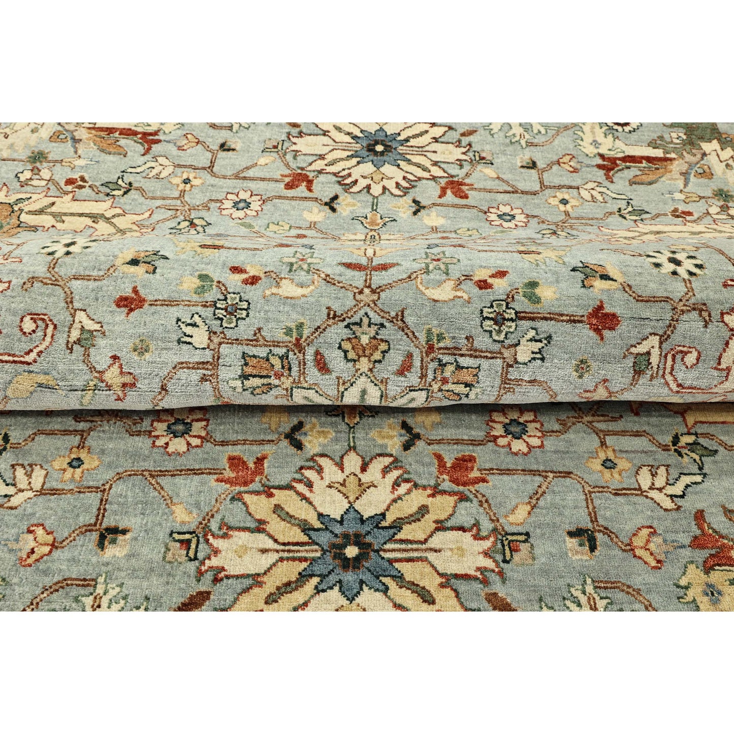 BAKSHAHESH B1205 LIGHT BLUE / IVORY