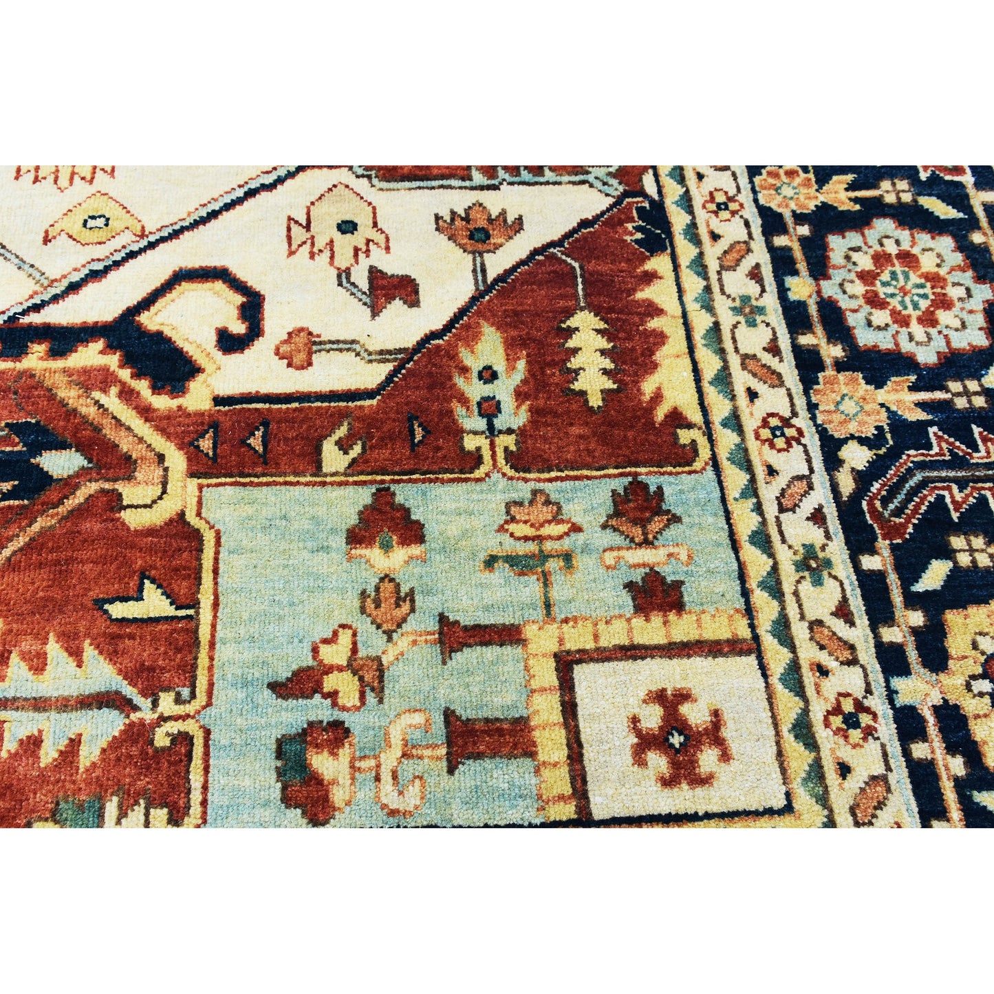 BAKSHAHESH B1206 RED / BLUE
