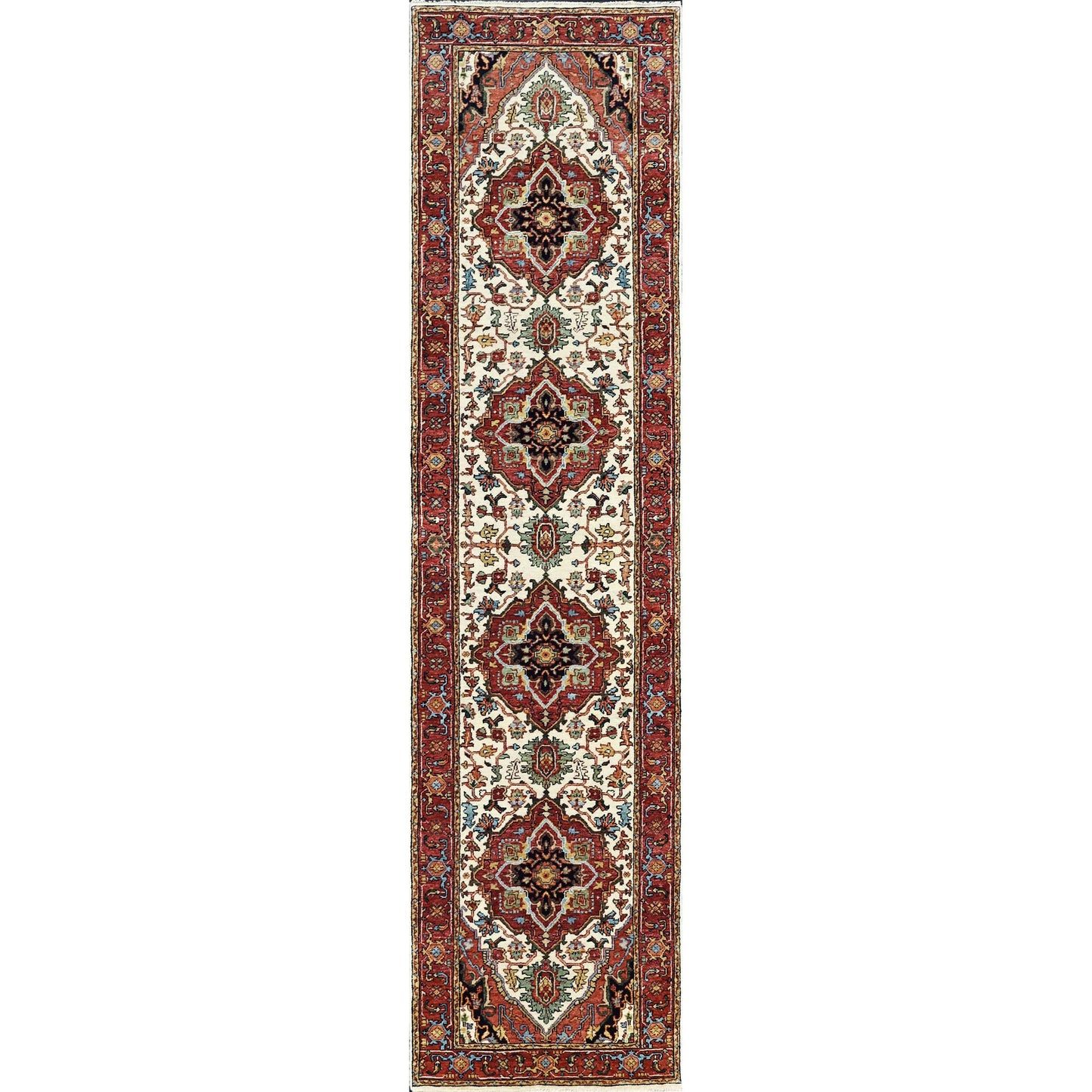BAKSHAHESH B1208 IVORY / RED