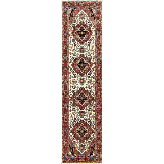 BAKSHAHESH B1208 IVORY / RED